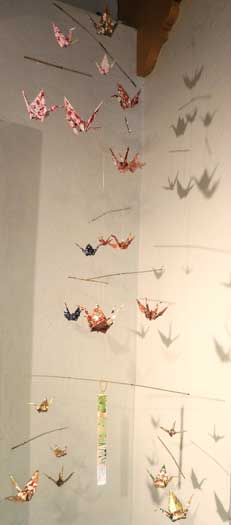 "Gathering The Family" Origami Crane Mobile